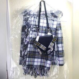 MacPherson Dress Tartan Kilt Sporon Fly Flashes The Scot Shoppe Costume Set